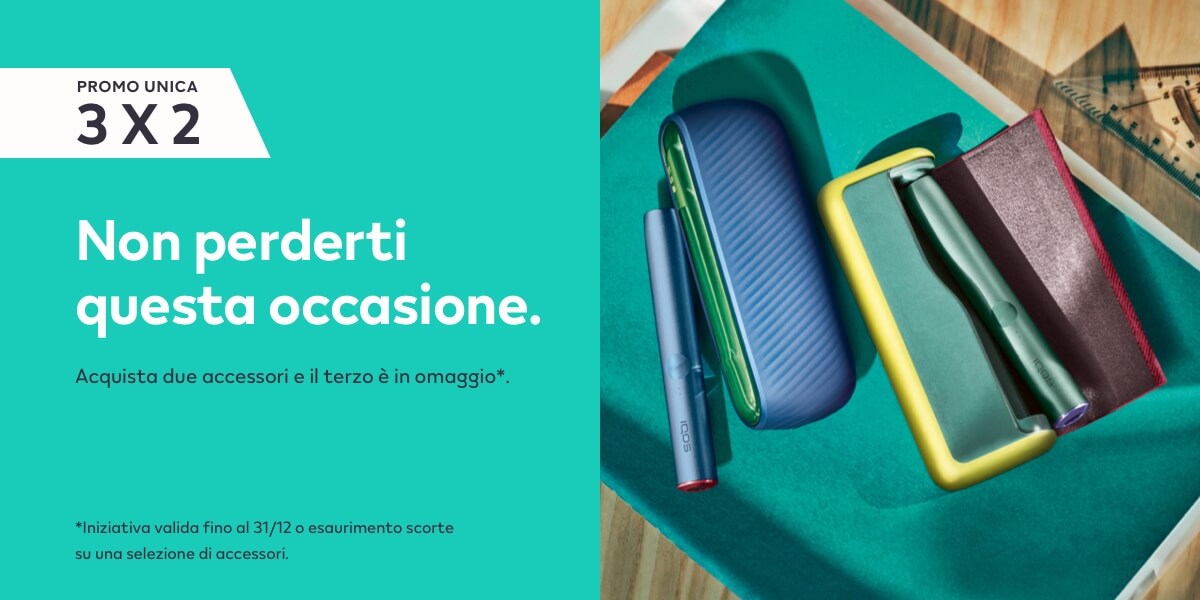 Acquista due accessori IQOS ILUMA e il terzo è in omaggio