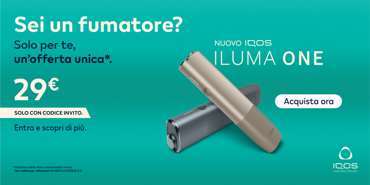 Riscaldatore di tabacco IQOS ILUMA ONE in offerta a 29€ con codice invito