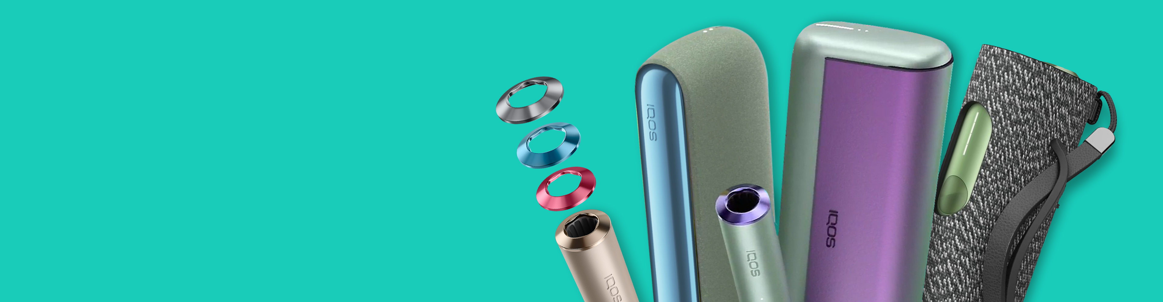 Custodia protettiva in pelle PU per IQOS ILUMA/ILUMA i, blu