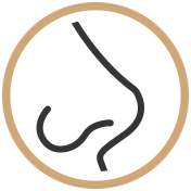 Less persistent smell on hands, clothes and hair