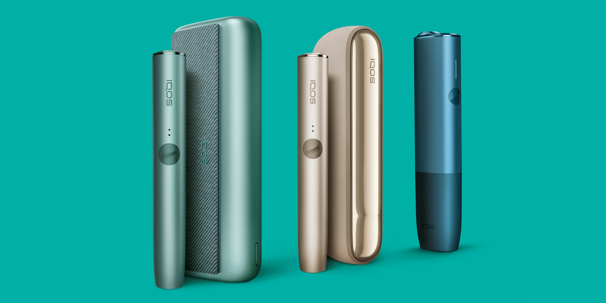Riscaldatore di tabacco IQOS ILUMA PRIME, IQOS ILUMA e IQOS ILUMA ONEdi vari colori
