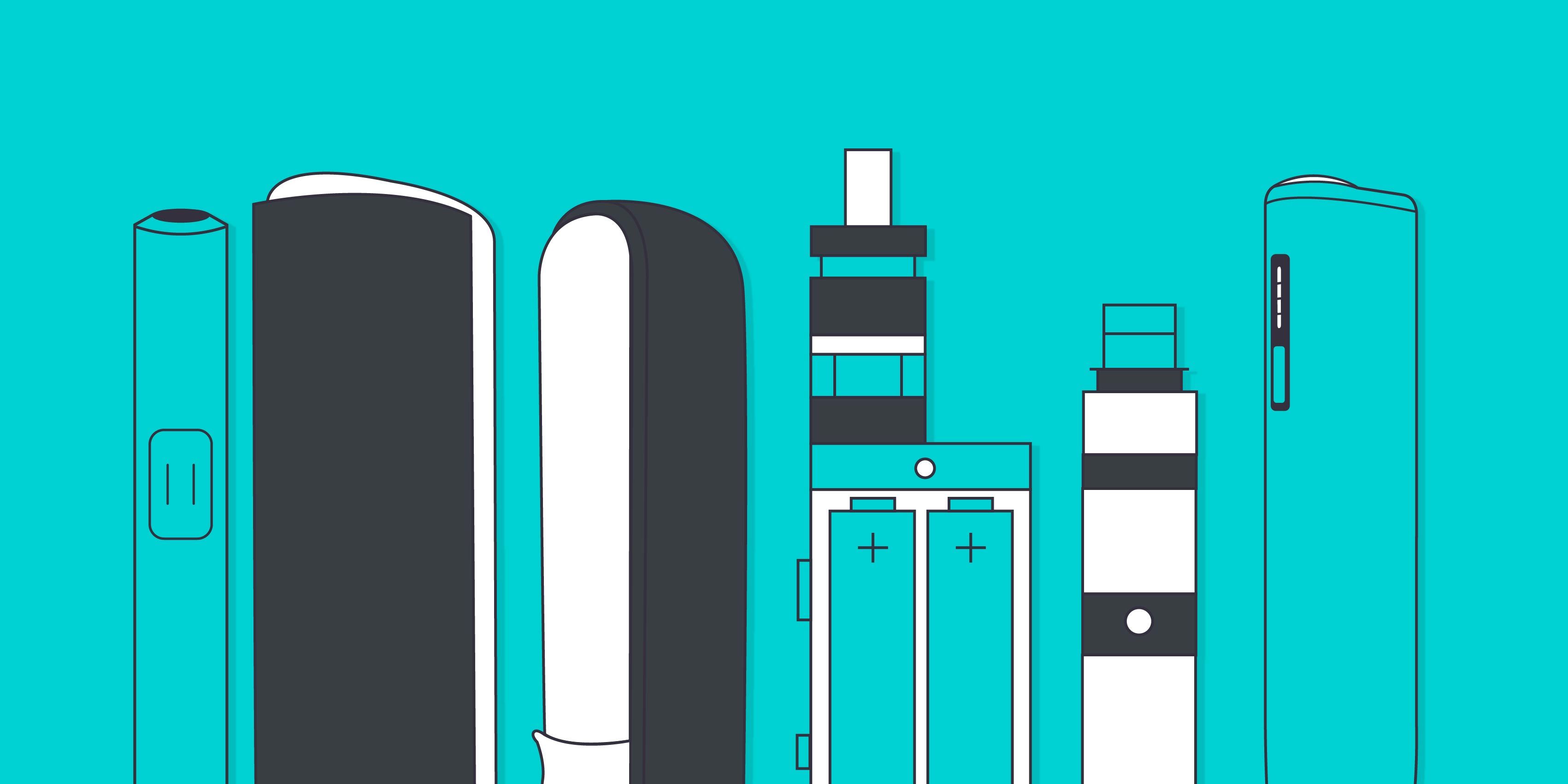 Serie di dispositivi alternativi alla sigaretta tradizionale