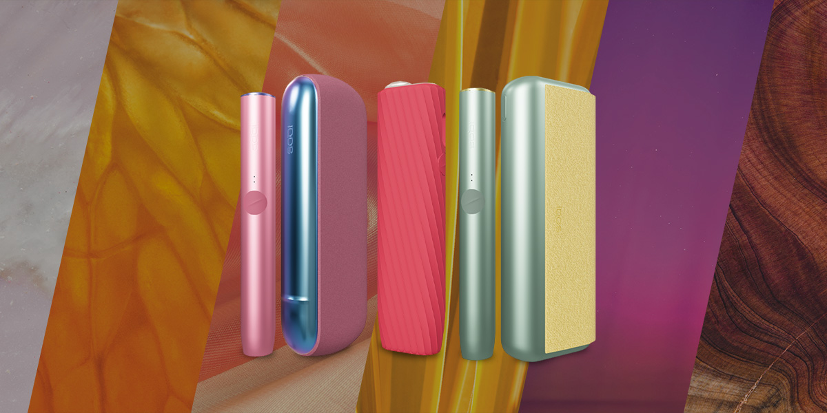 Accessori per i dispositivi IQOS ILUMA con la nuova gamma di colori primavera 2023