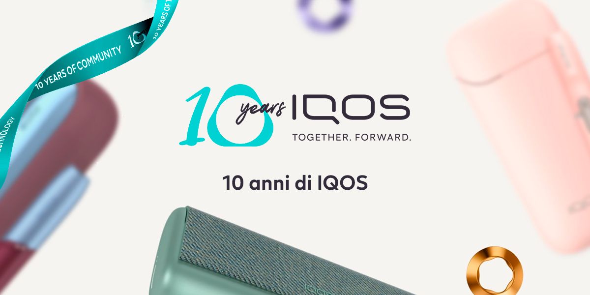 10 anni di IQOS. 10 anni di storie da celebrare