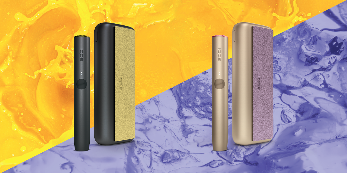 Dispositivi IQOS ILUMA PRIME personalizzati con accessori di vari colori