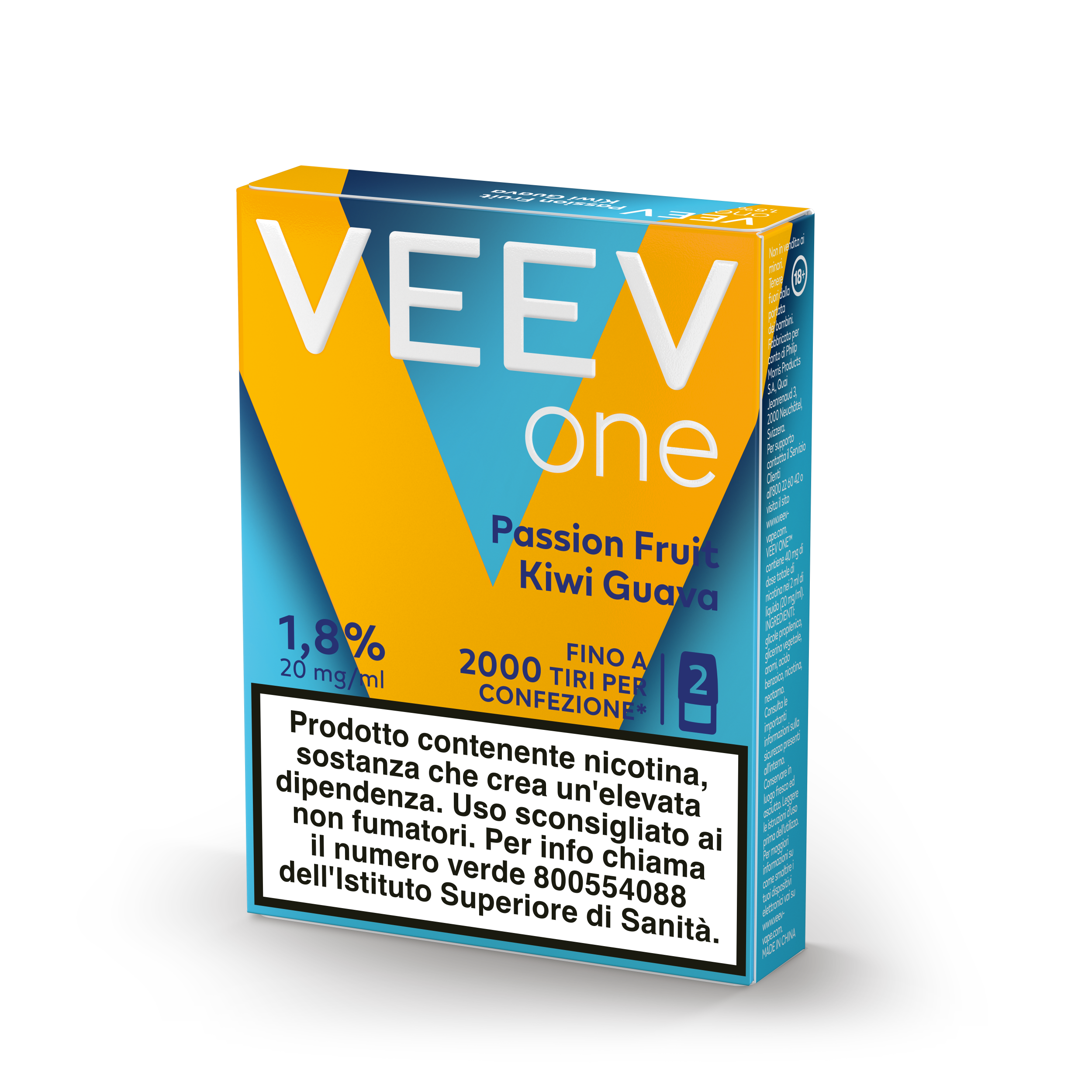 Info about VEEV ONE pod Passion fruit Kiwi & Guava