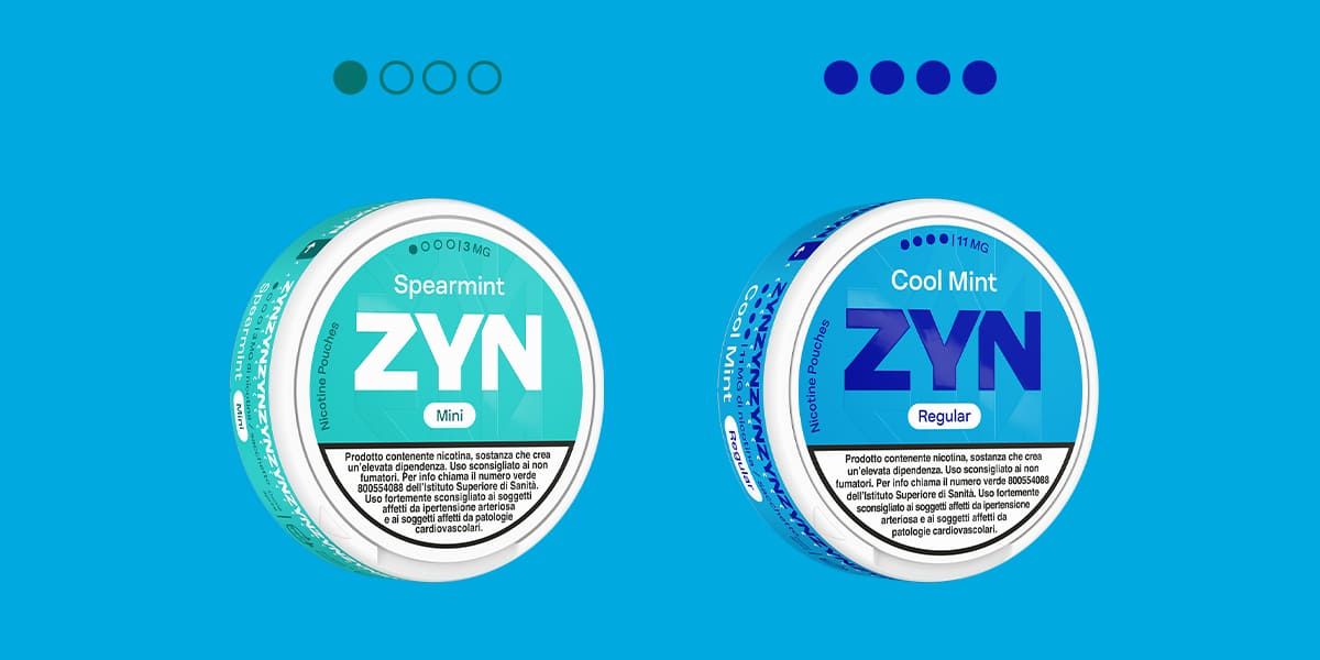Sacchetti di nicotina ZYN: i livelli di nicotina | ZYN