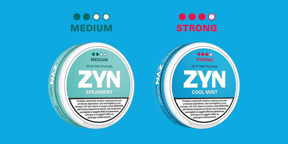 Sacchetti di nicotina ZYN: i livelli di nicotina | ZYN