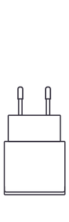 An illustration showing a USB-C charging cable. 
