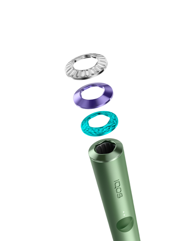 IQOS ILLUMA holder rings.