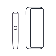 IQOS ILUMA PRIME  holder and charger illustration