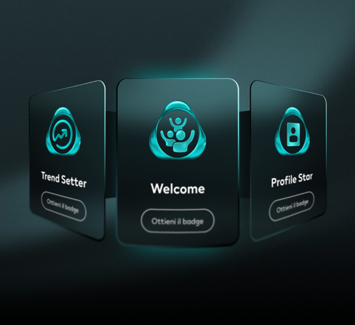 Trend Setter - Welcome - Profile Star; Ottieni il badge