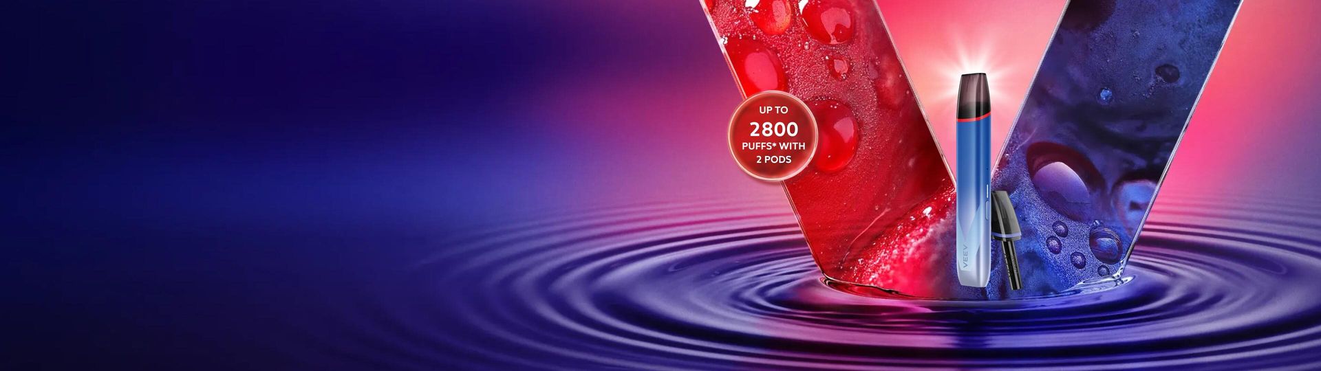 Fino a 2800 tiri* con 2 pod; Nuova tecnologia AdnavceVape Induction System