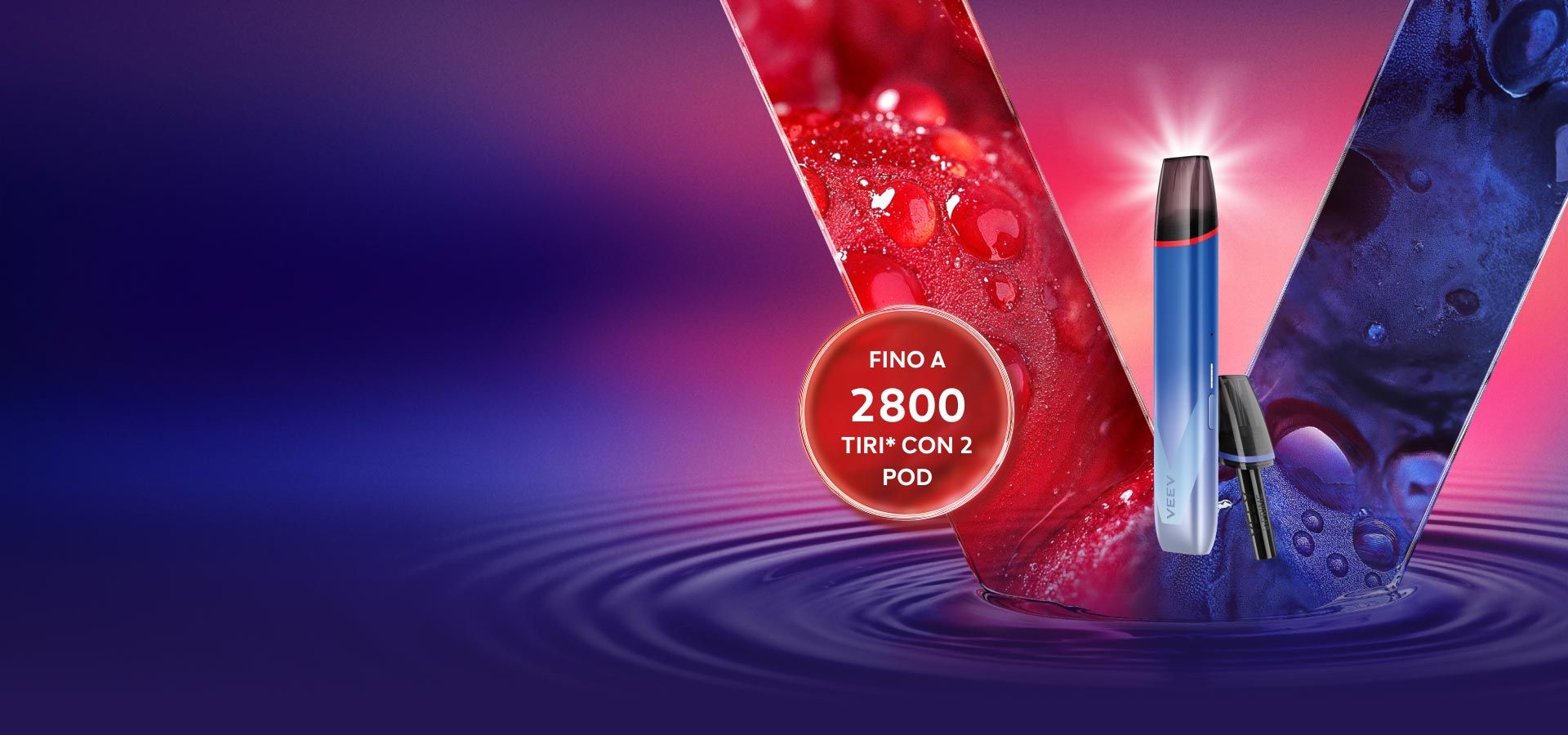 Up to 2800 puffs* with 2 pods; AdvanceVape Induction System™
