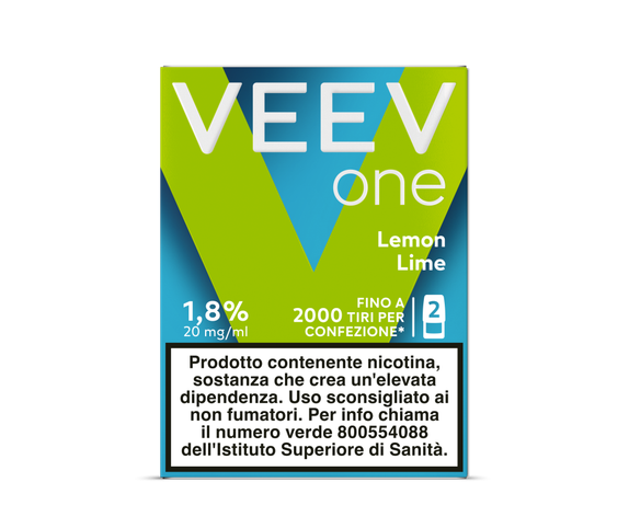 VEEV ONE Lemon Lime - 3 main