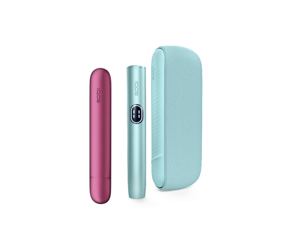 IQOS ILUMA i con cover laterale in alluminio accanto main