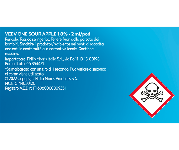 VEEV ONE Sour Apple - 5 main