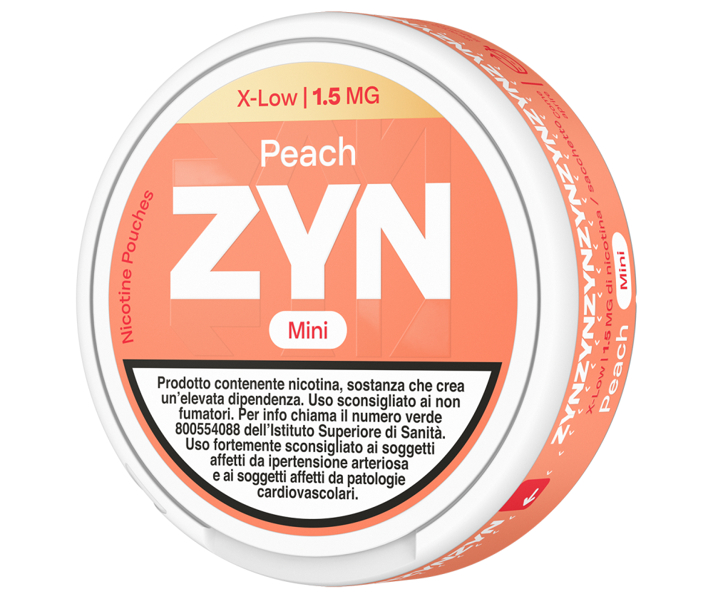 ZYN Peach 1.5mg - 2 fullscreen