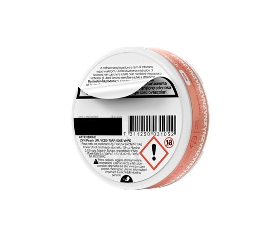 ZYN Peach 1.5mg - 9 main