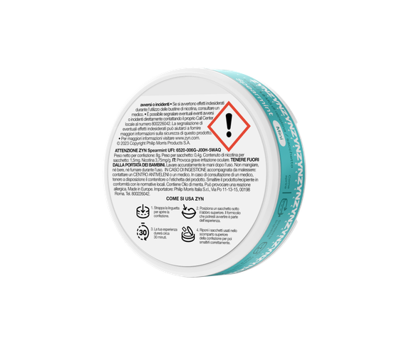 ZYN Spearmint 1.5mg - 9 main