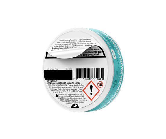 ZYN Spearmint 1.5mg - 9 main