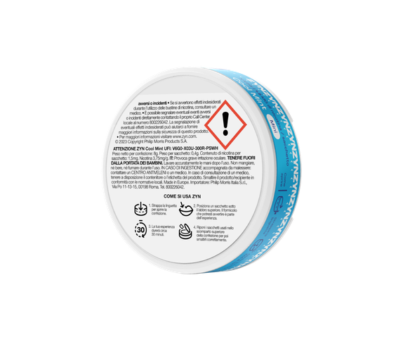 ZYN Mini Cool Mint 1,5 mg - 8 main