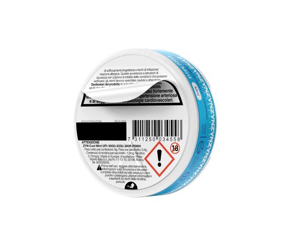 ZYN Mini Cool Mint 1,5 mg - 9 main