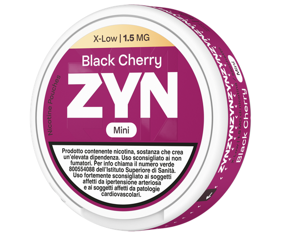 ZYN BLACK CHERRY  1.5mg - 2 main
