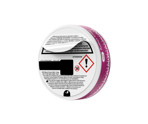 ZYN BLACK CHERRY  1.5mg - 9 main