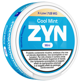 ZYN Mini Cool Mint 1,5 mg - 3 thumbnail