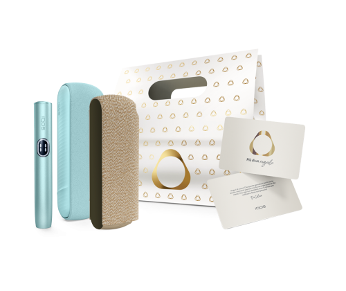 IQOS ILUMA i device with Plus Cover at side